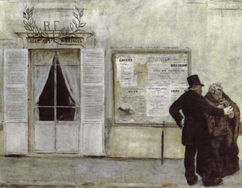 Jean-francois raffaelli Waiting Wedding Guest